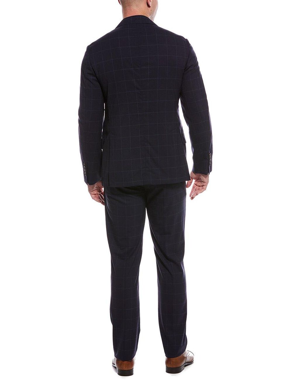 Brunello Cucinelli Black 2Pc Wool Suit for men