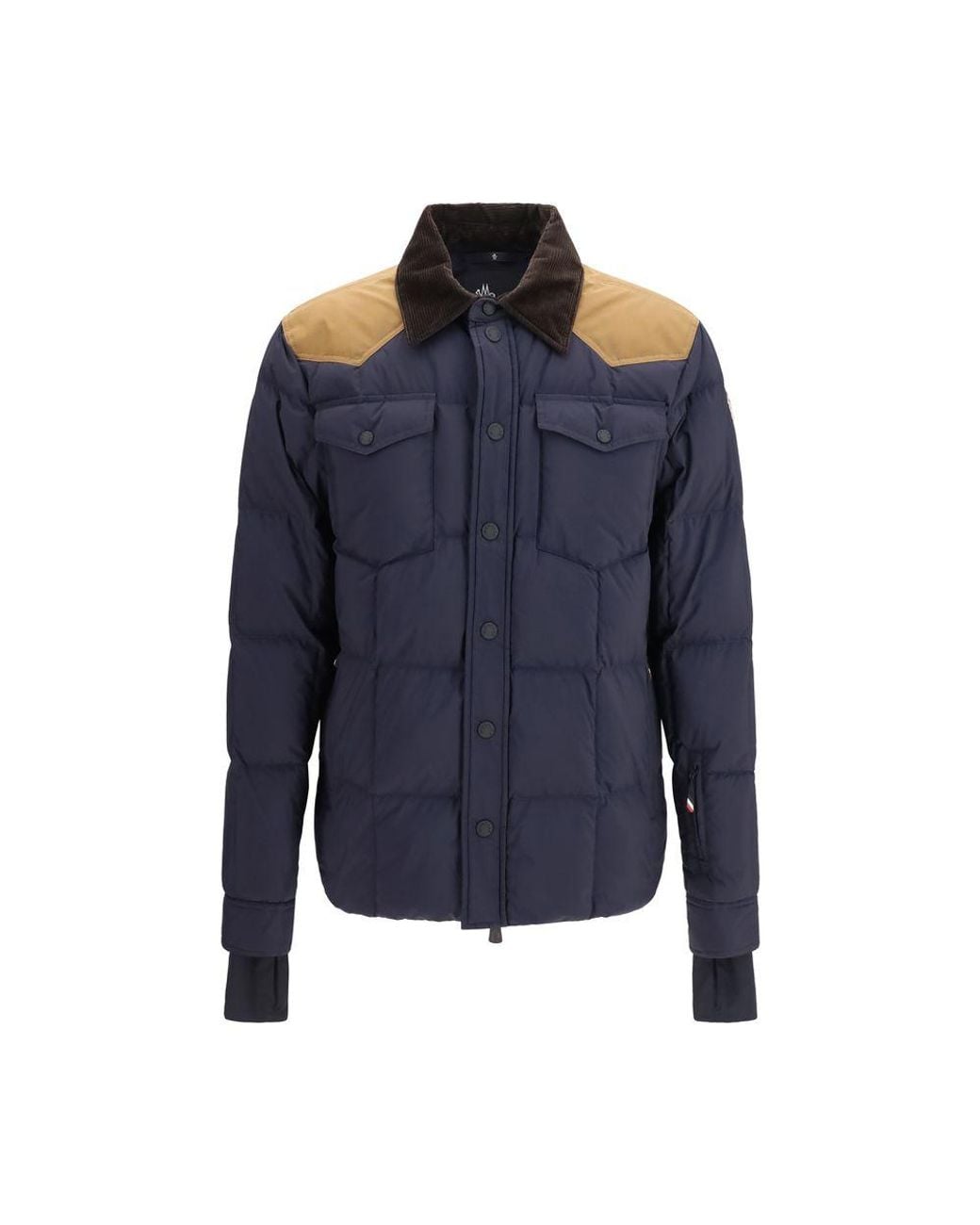 Moncler Blue Polyamide Full for men