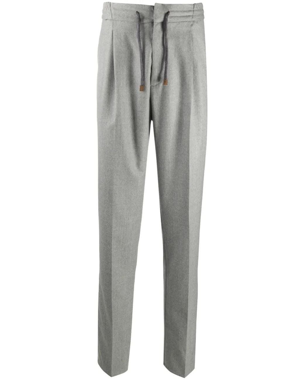 Brunello Cucinelli Gray Pants Me226E1740_C272 for men
