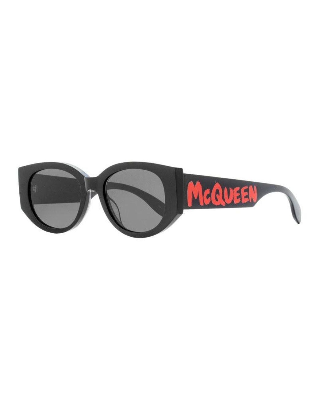 McQueen Gray Frame And Lens Sunglasses