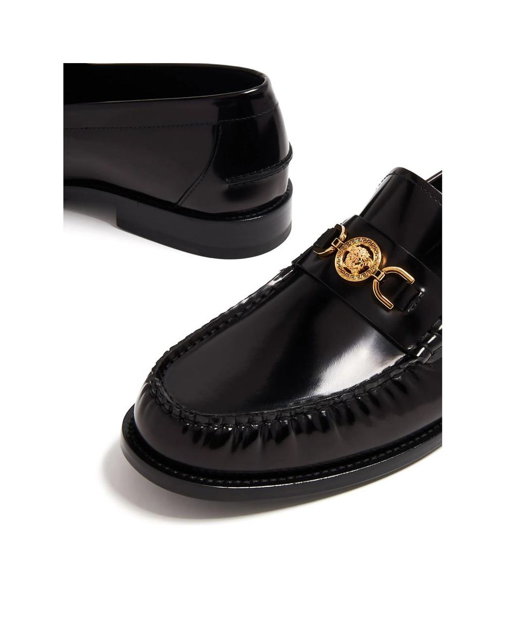 Versace Black Loafers for men