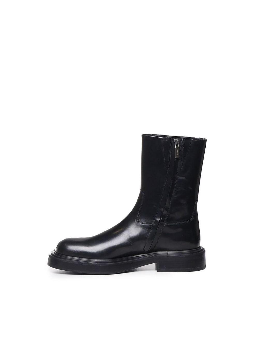 Ferragamo Blue Calfskin Boot for men