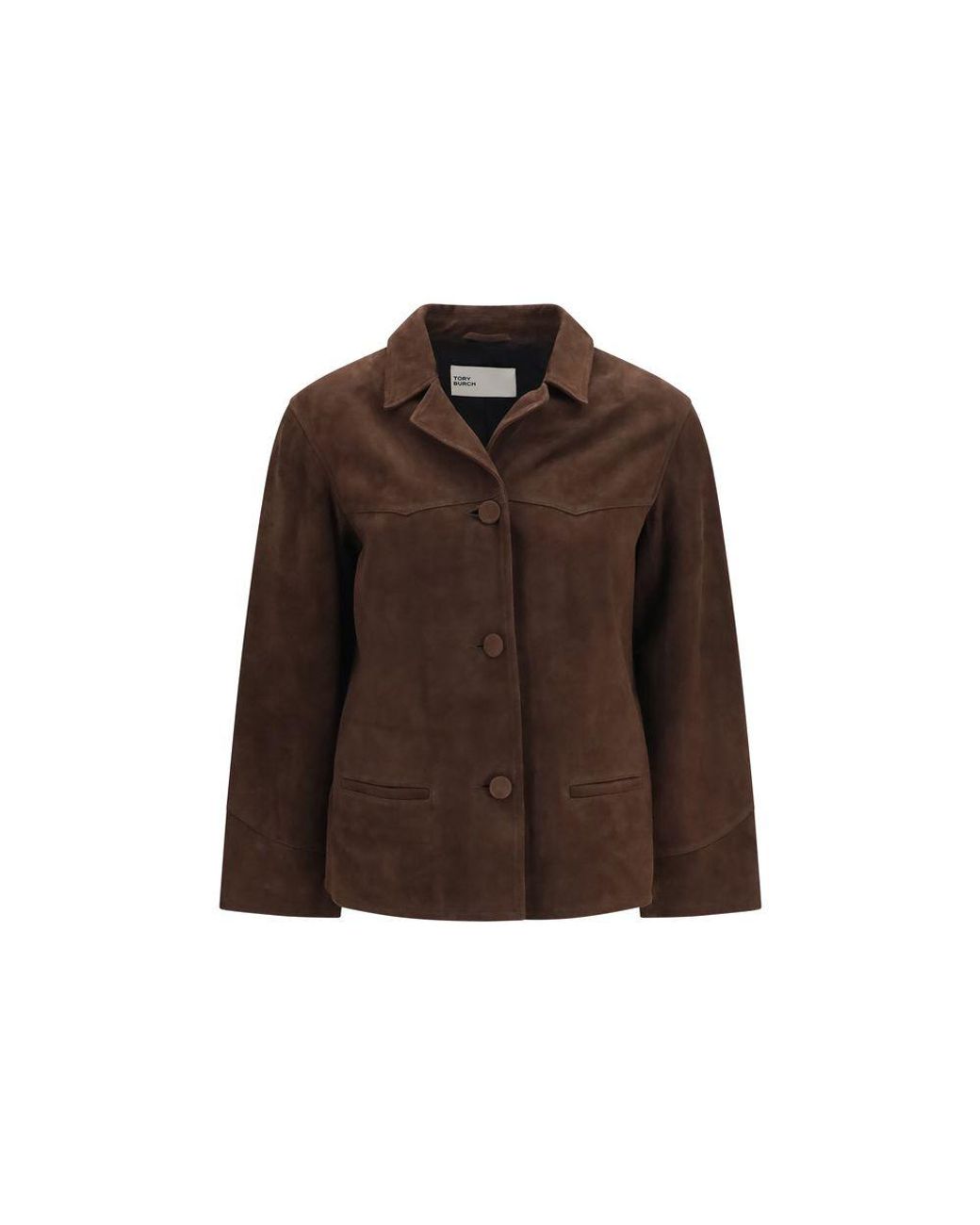 Tory Burch Brown Goatskin Leather Jacket