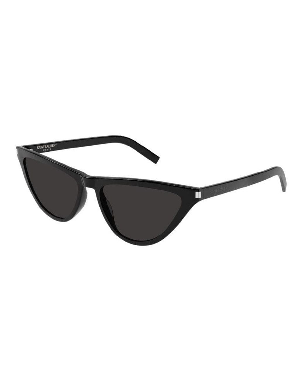 Saint Laurent Black Sunglasses Cat Eye Full Rim, Frame And Lens Sl550Slim001