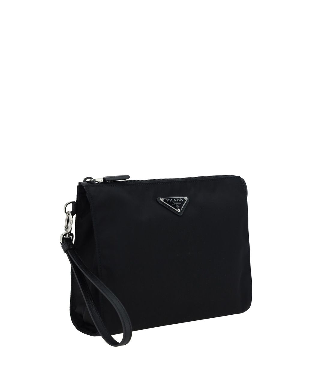 Prada Black Beauty Case Polyamide Wash Bags for men