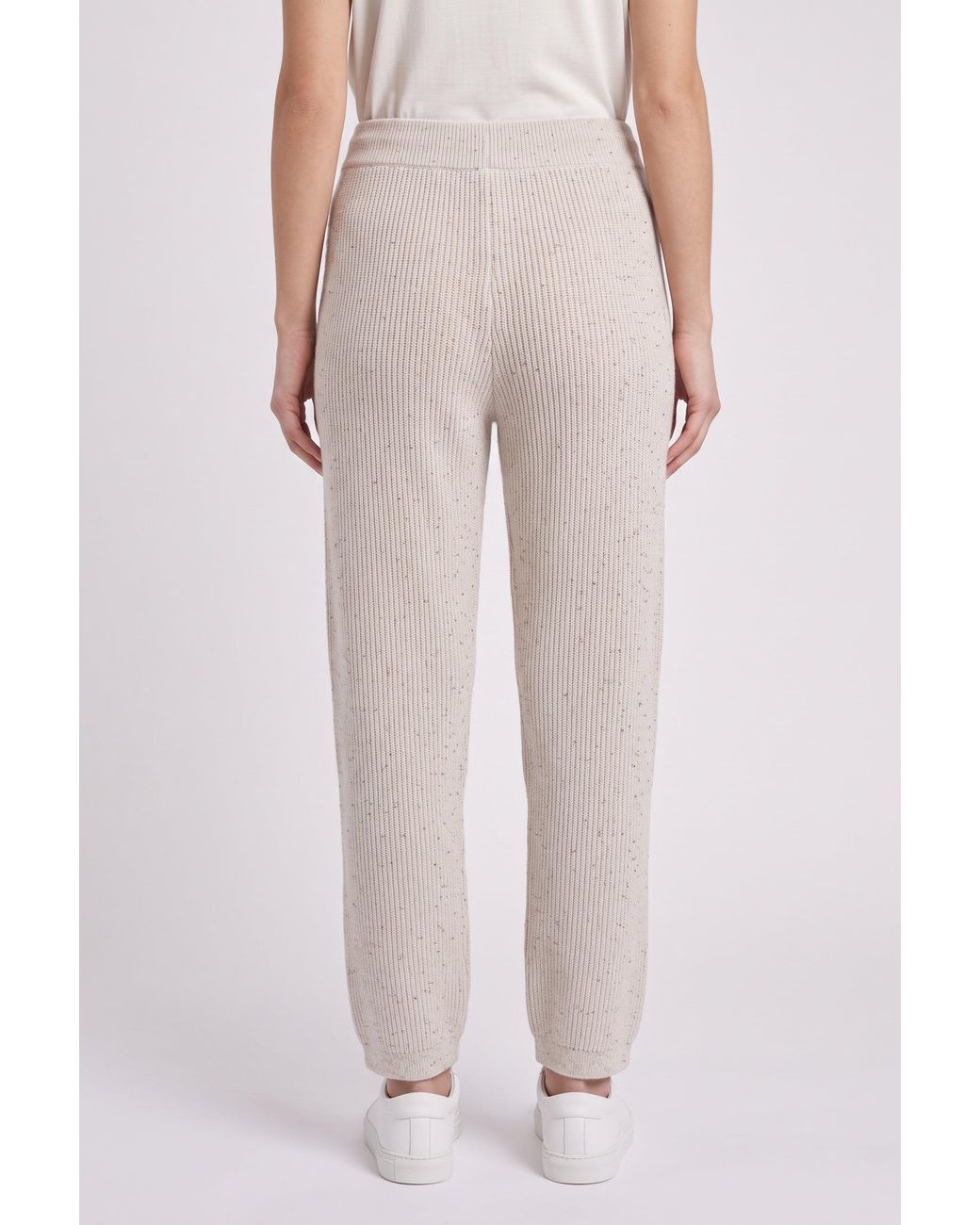 Brunello Cucinelli Pink Light Knit Trousers