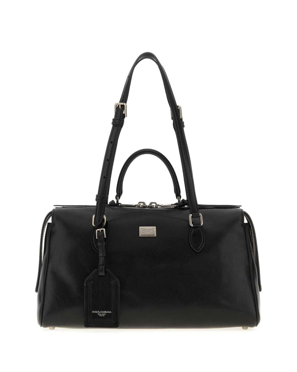 Dolce & Gabbana Black Dolce & Gabbana Calf Leather Shoulder Bag