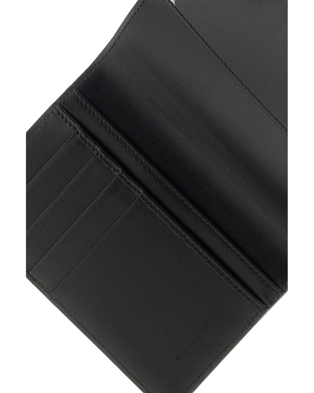 Dolce & Gabbana Black Dolce & Gabbana Leather Wallet for men