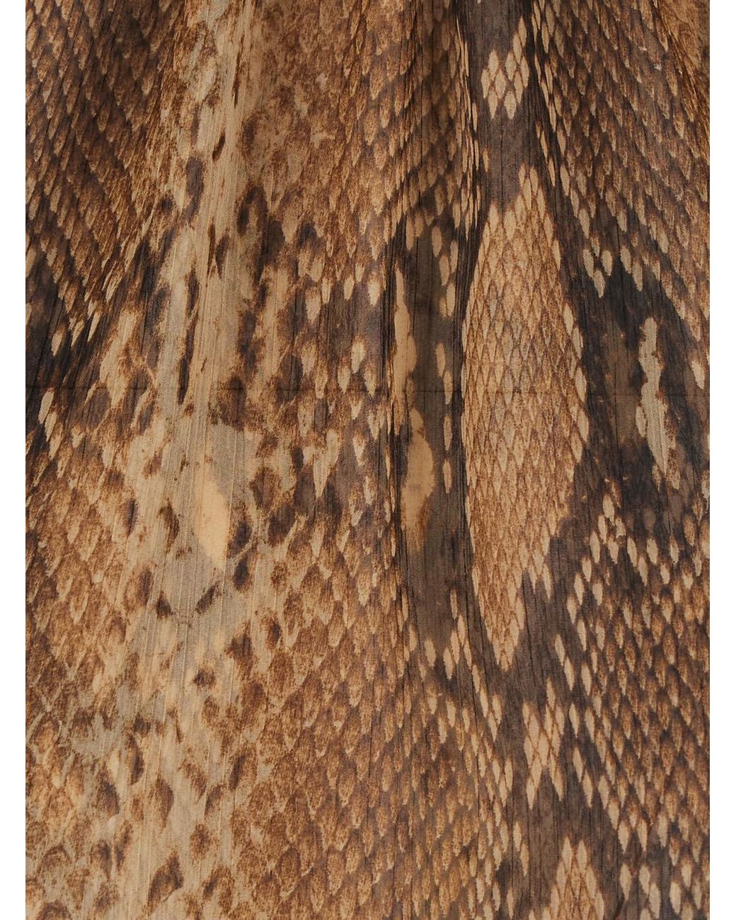 Le Plain Brown Top With Tortoiseshell Print, Tops