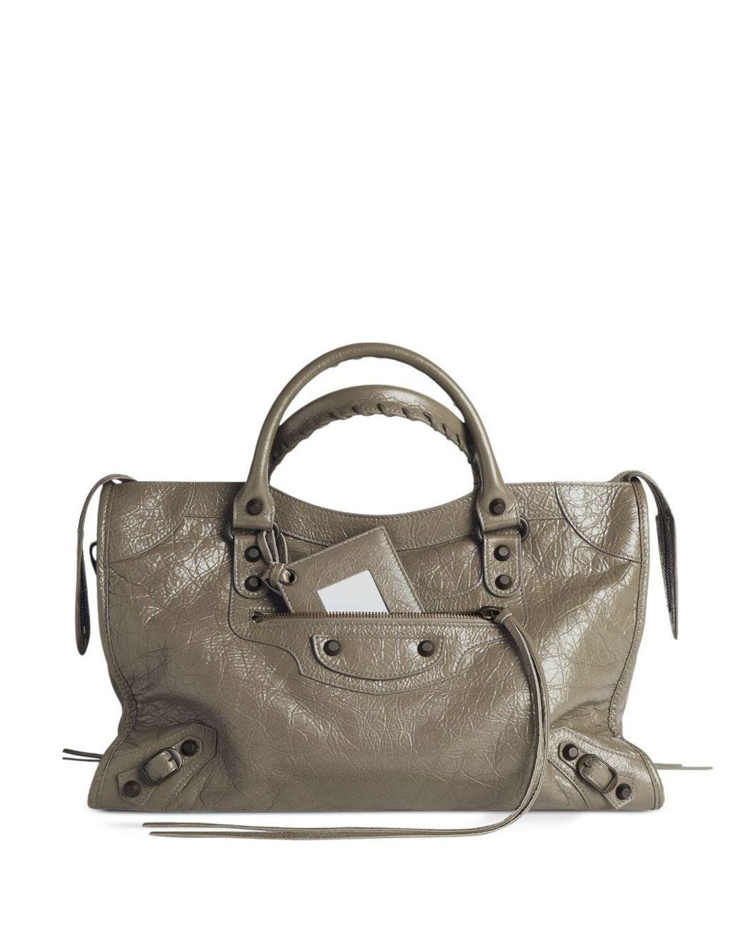 Balenciaga Metallic City Shoulder Bag