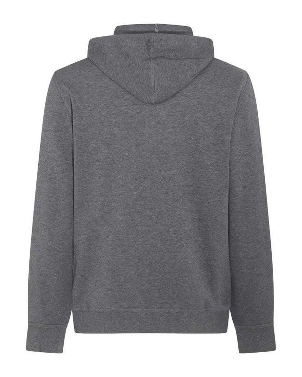 Brunello Cucinelli Gray Cotton Zip Hoodie Clothing for men