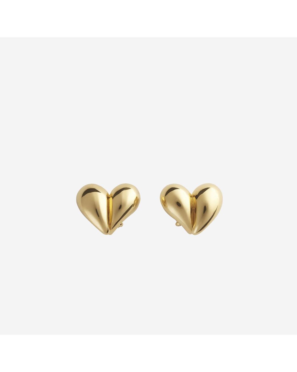 Bottega Veneta Metallic Drop Clip-On Earrings