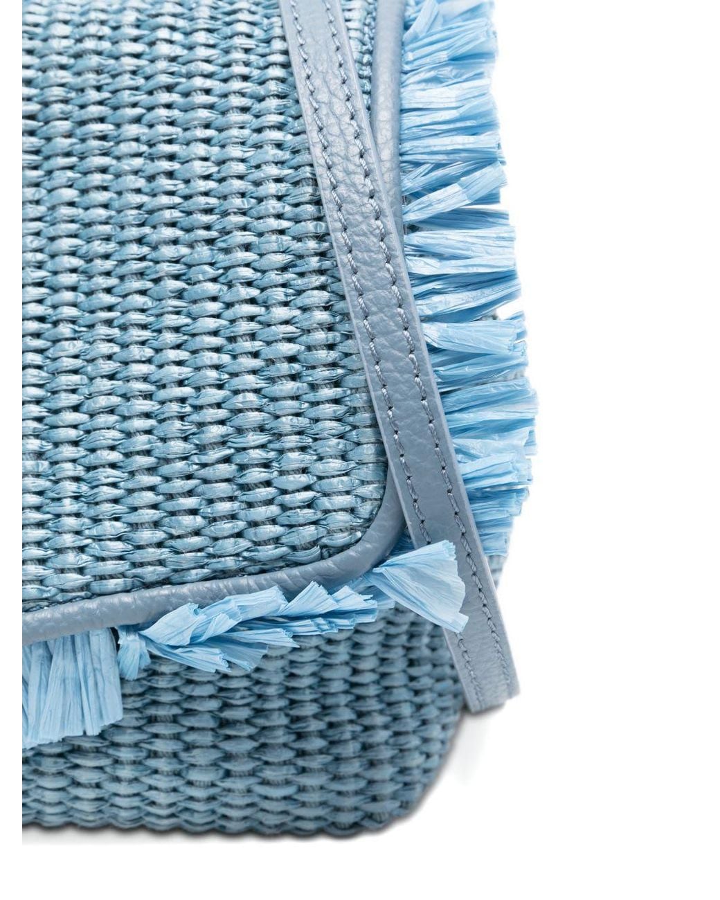 Zanellato Blue Postina Vimini Baby Handbag