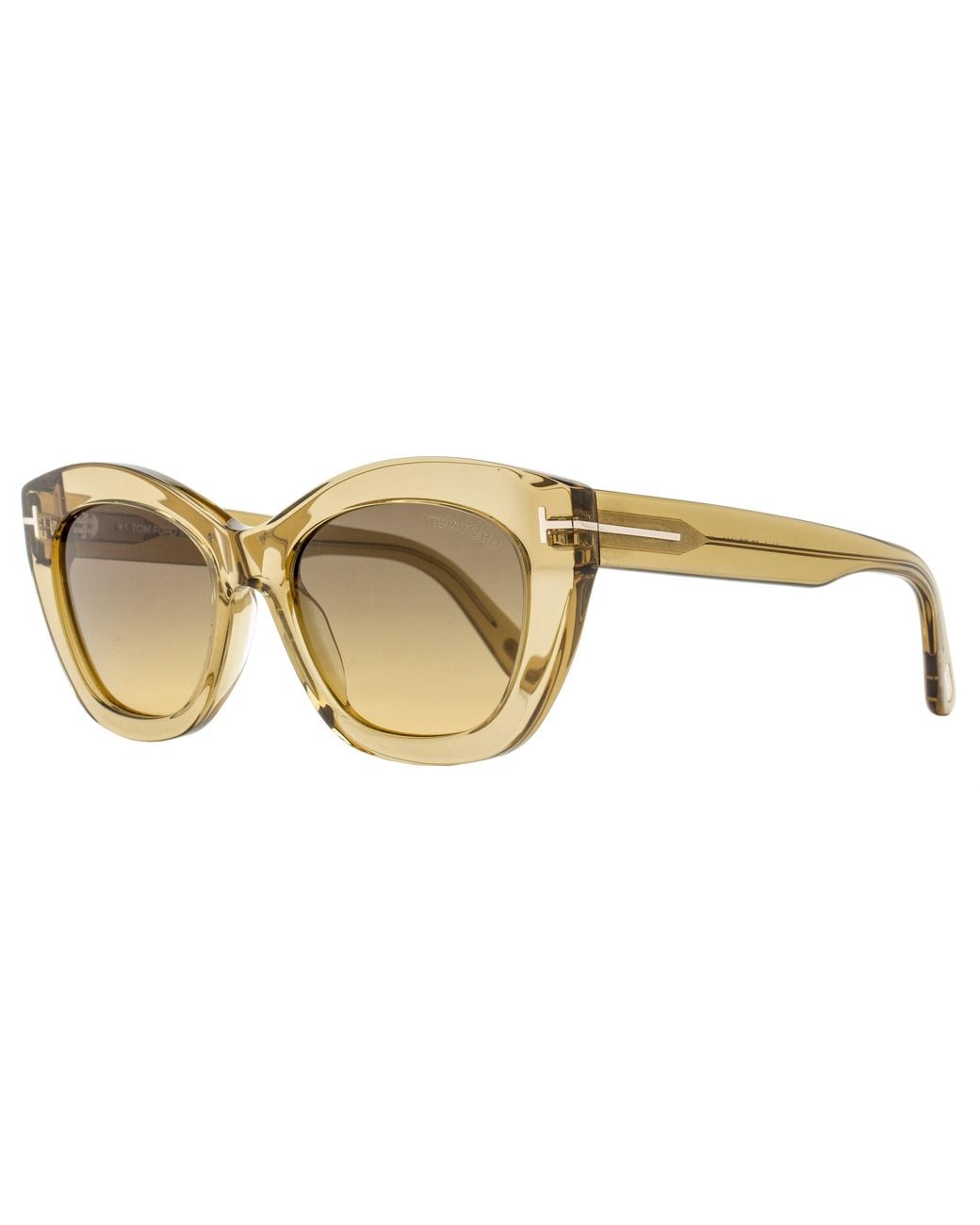 Tom Ford Black Linda-02 Butterfly Sunglasses Tf1285 45B 53Mm Ft1285 Plastic (Acetate)