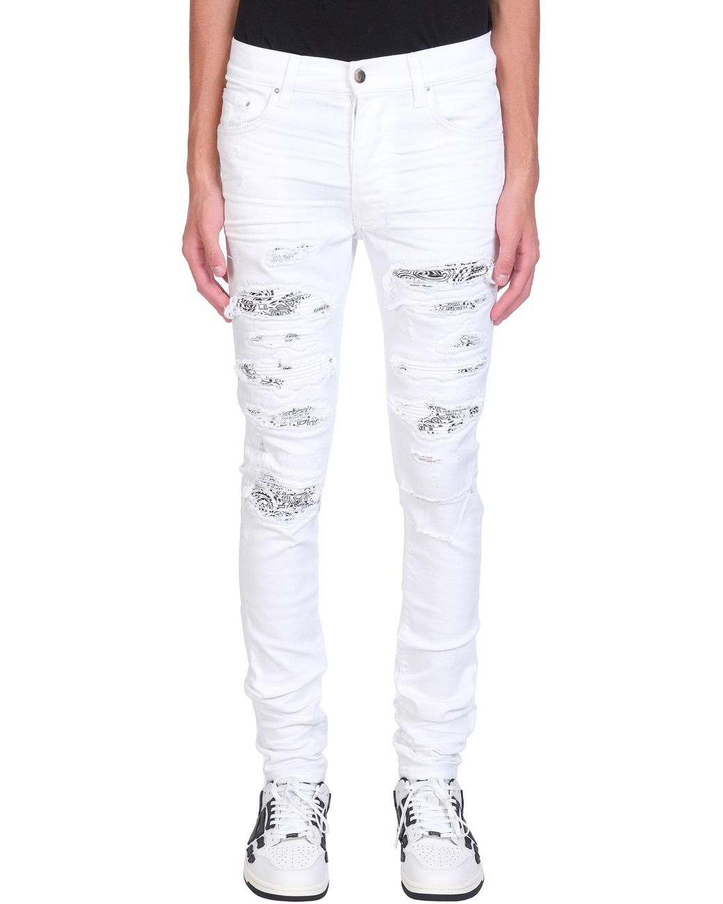 Amiri Jeans In Denim - Men in White for Men | Lyst