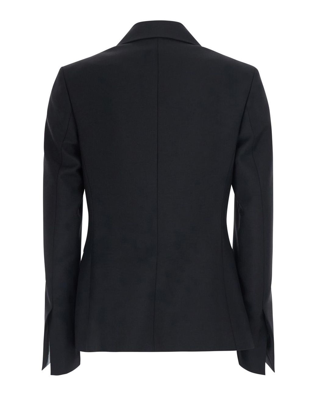 Rohe Black Blazer Wool-Blend Virgin Wool Blazers