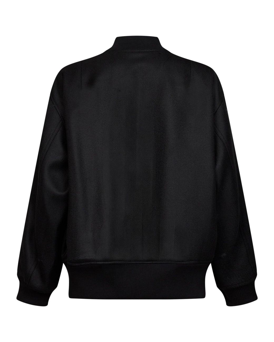 Blanca Vita Black Bomber Jacket Bellica Wool