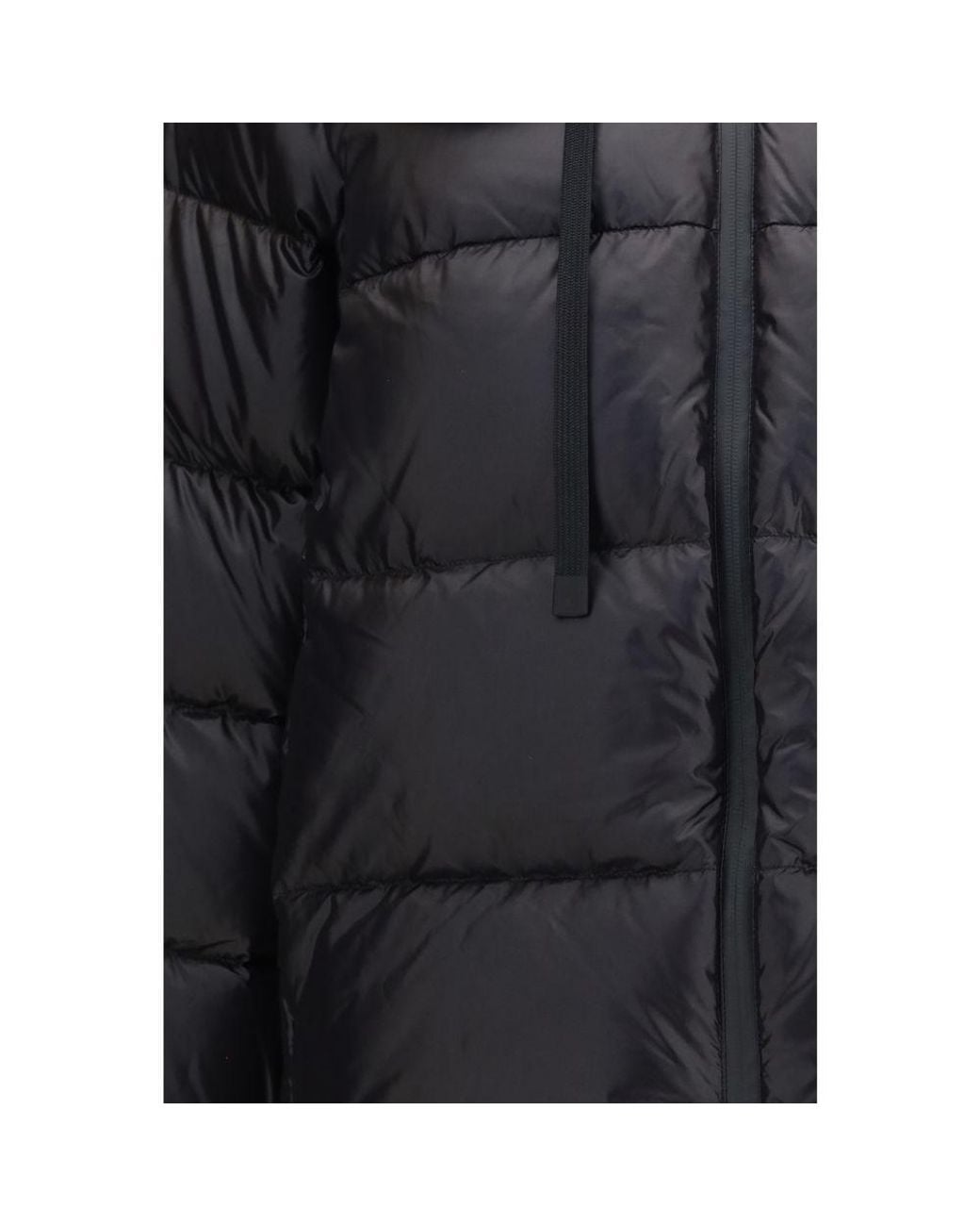 Peuterey Black Polyamide Full-Length Jacket Clothing