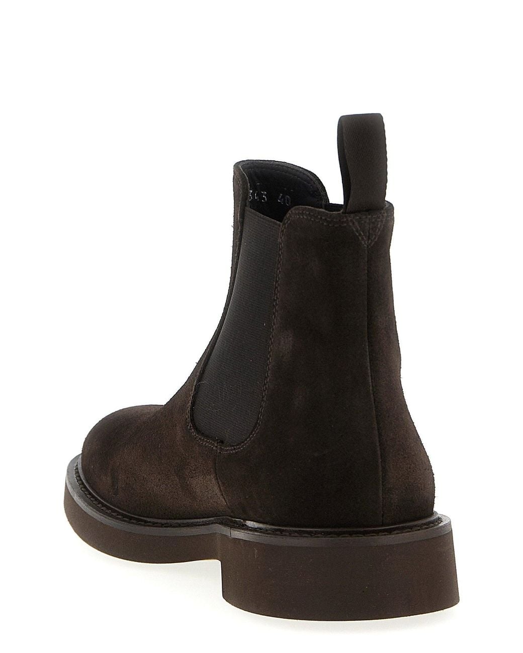 Doucal's Black Beatles Ankle Boot for men