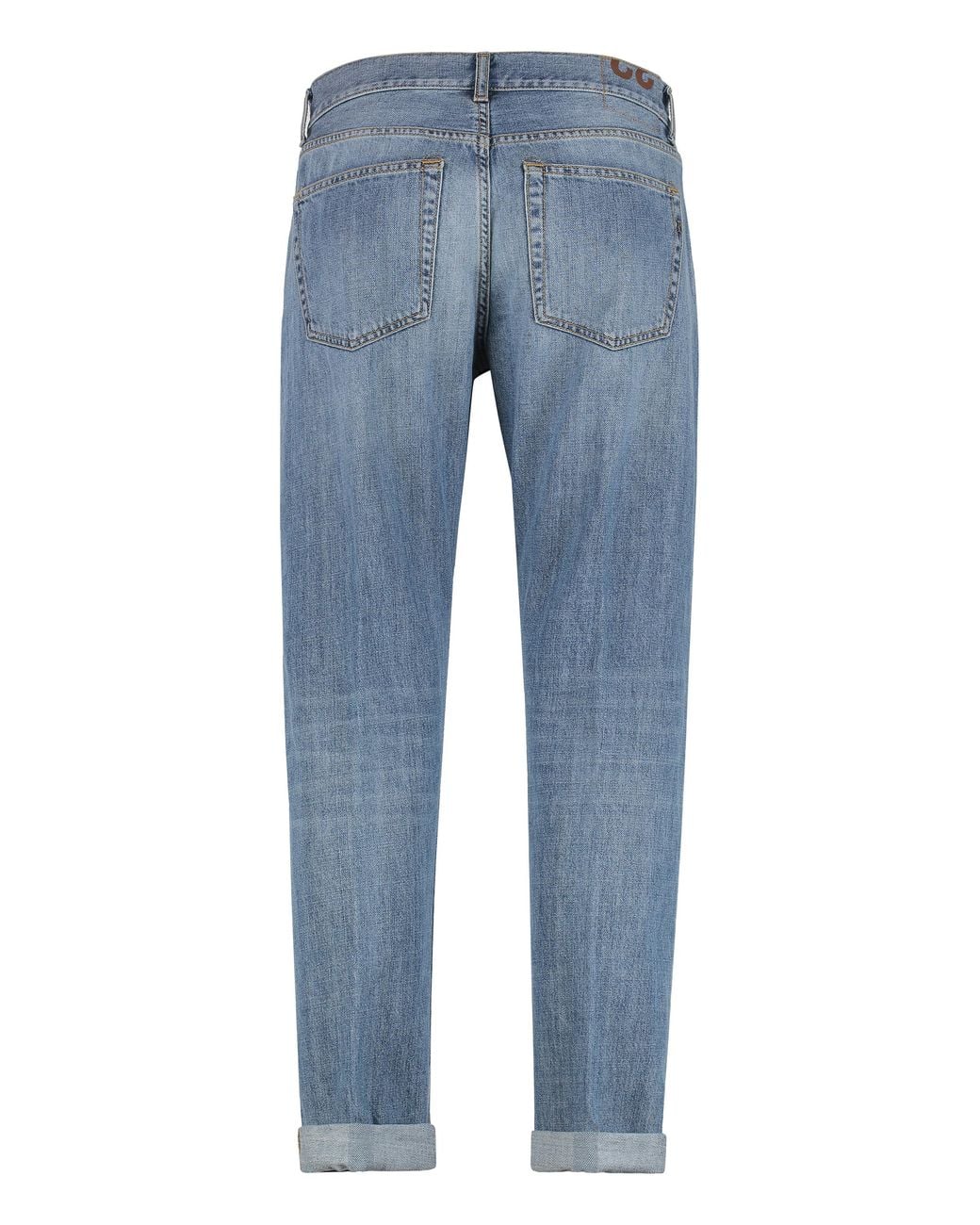 Dondup Blue Jeans Bray Regular Fit Polyester & Straight-Leg for men