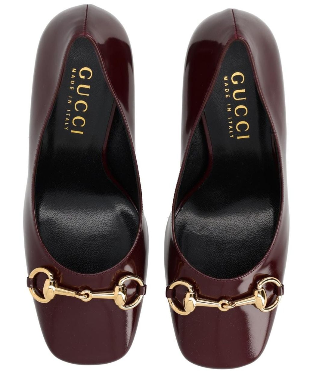 Gucci Black Leather Pumps Lady Calf