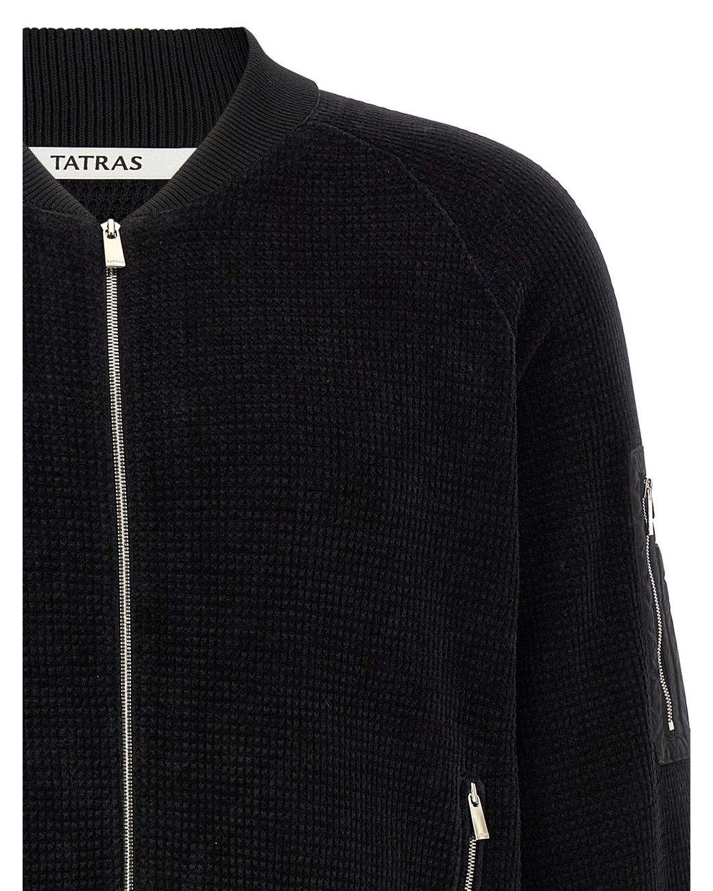 Tatras Black Gavrio Bomber Jacket Cotton Polyester Nylon Down Jacket, Parka, Casual for men