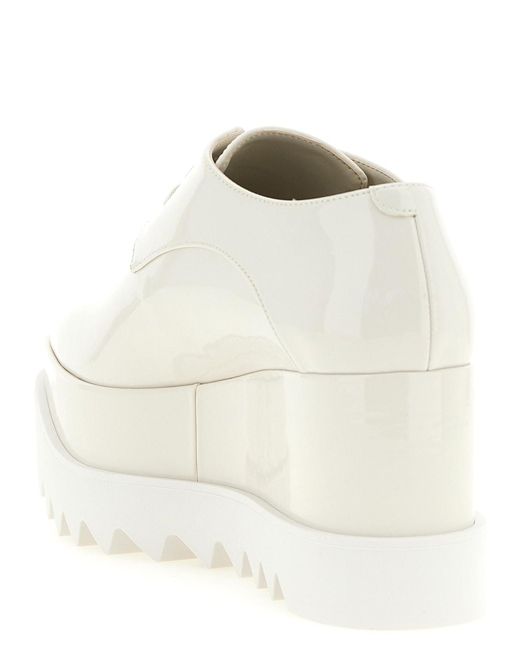 Stella McCartney White Polyethylene Wedge Sandals