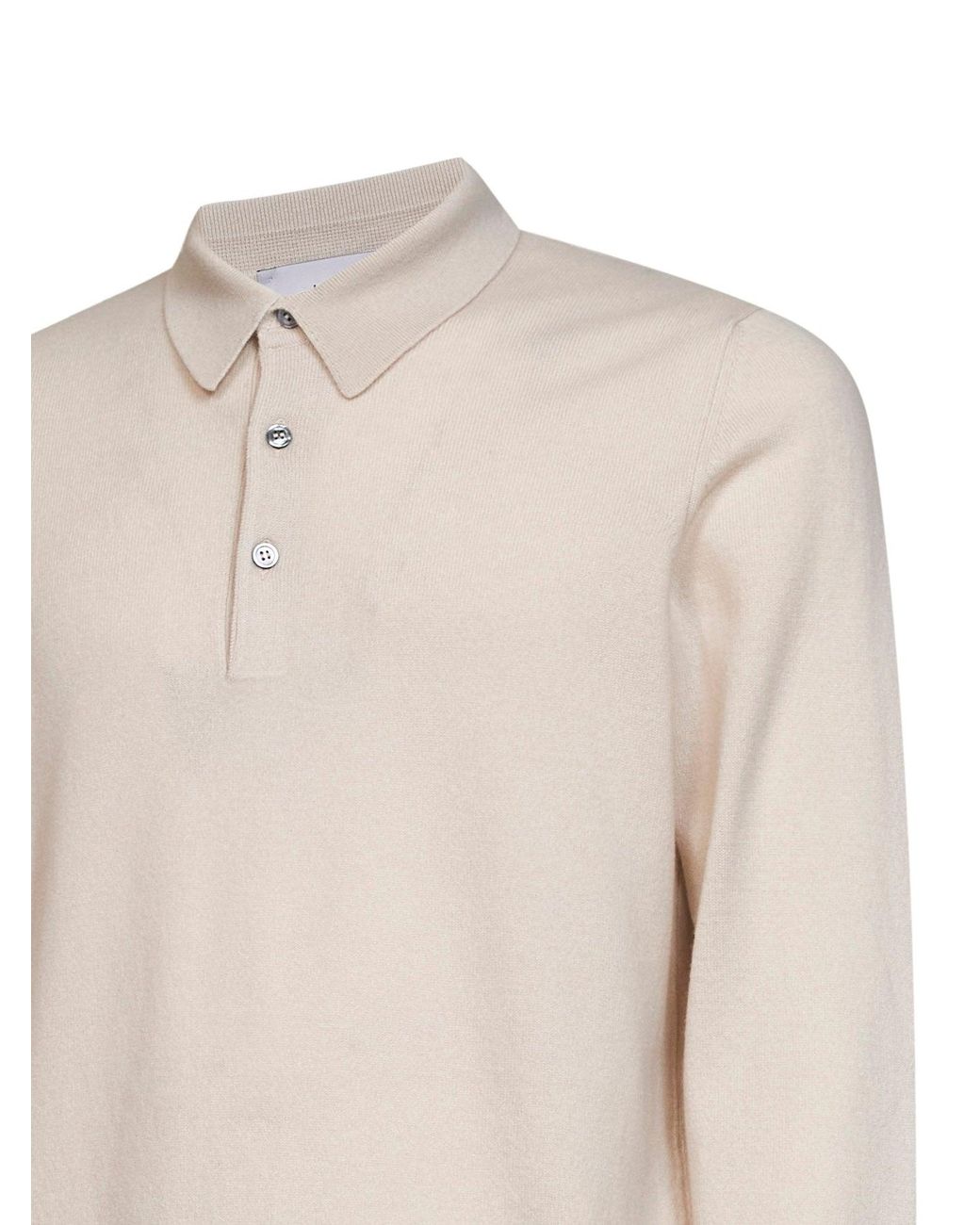 D 40 Natural Polo Shirt Virgin Wool for men