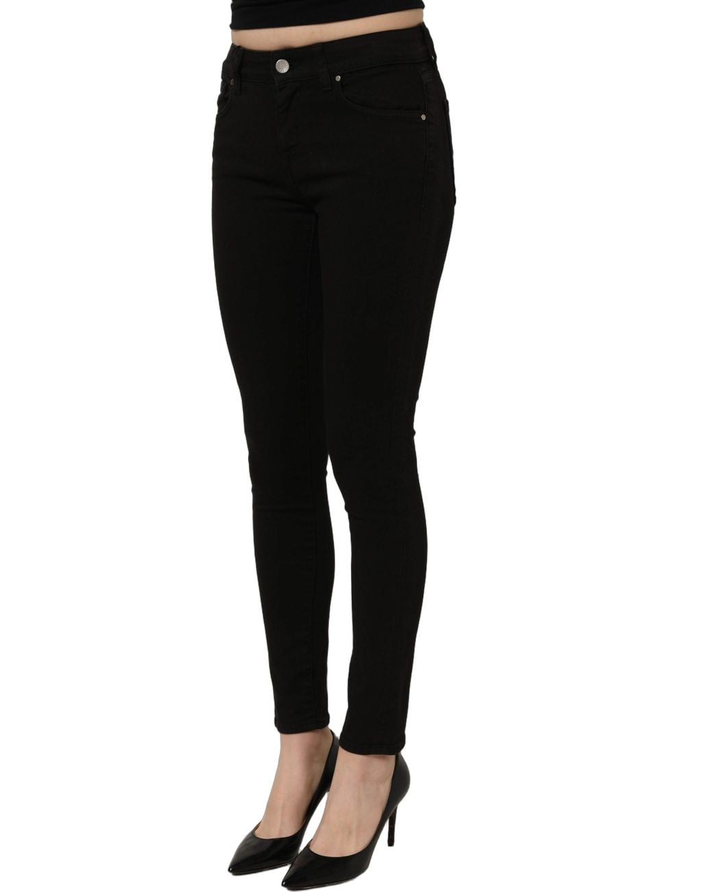 Dolce & Gabbana Black Dolce & Gabbana Cotton Stretch Skinny Denim Jeans