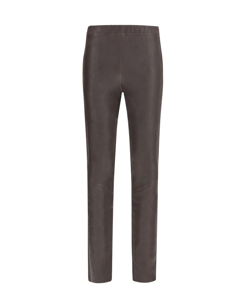 Arma Gray Roche Stretch-Leather Pants Lamb Ovis Aries Trousers