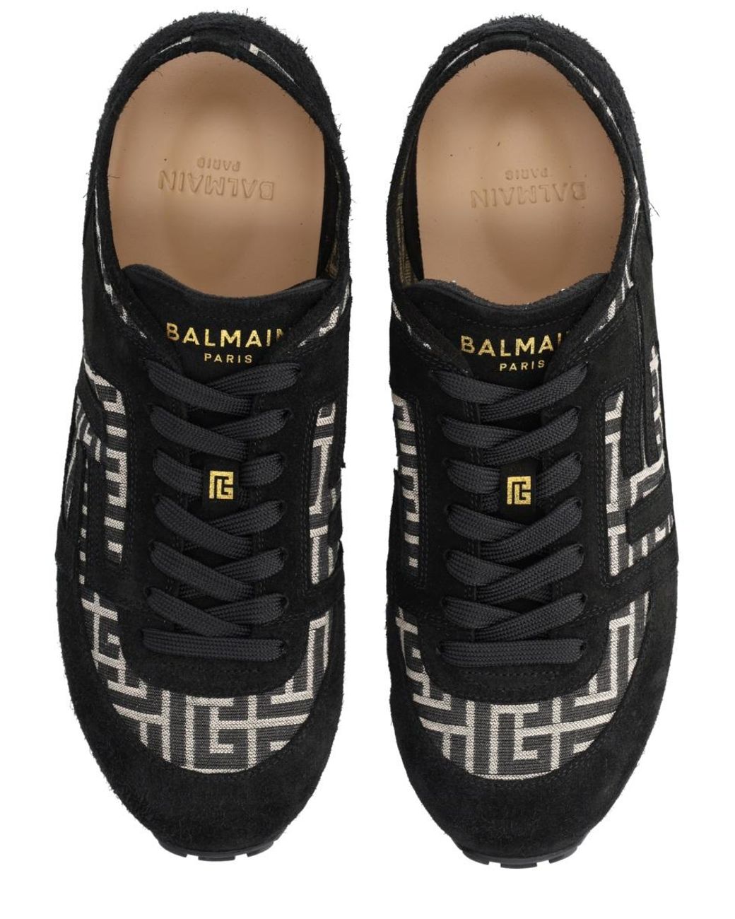Balmain Black Balmain Racer 45 Sneaker for men