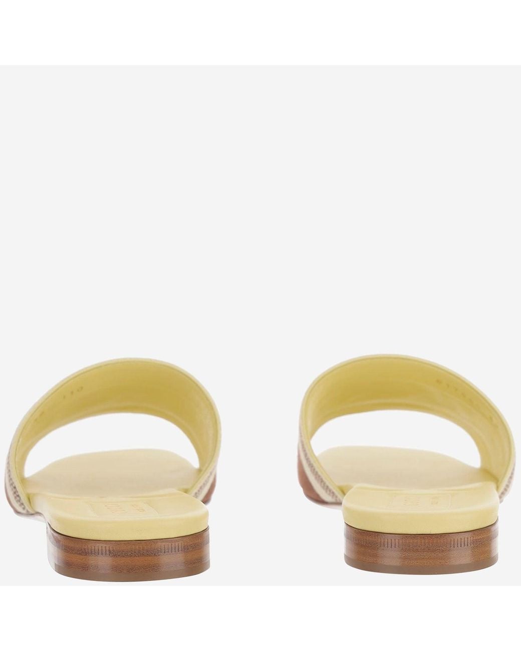 Gucci Brown Platform Sandals Gg Canvas Cotton