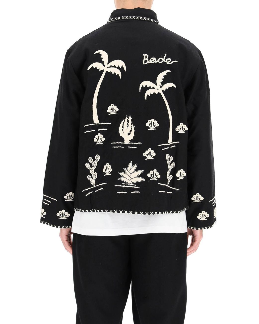 Bode Souvenir Jacket With Mexican Embroidery in Black for Men | Lyst