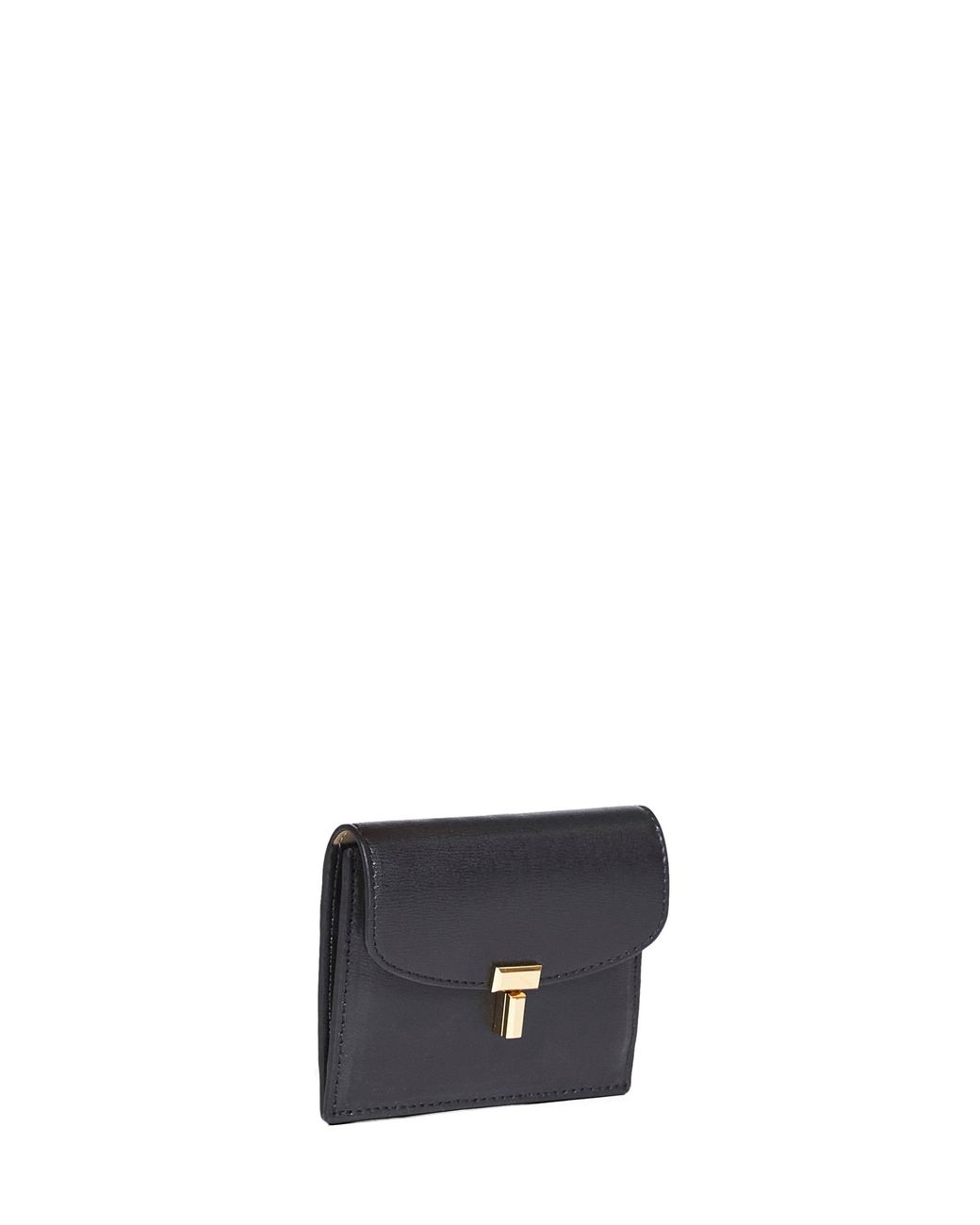 Totême  White T-Lock Card Holder<Br