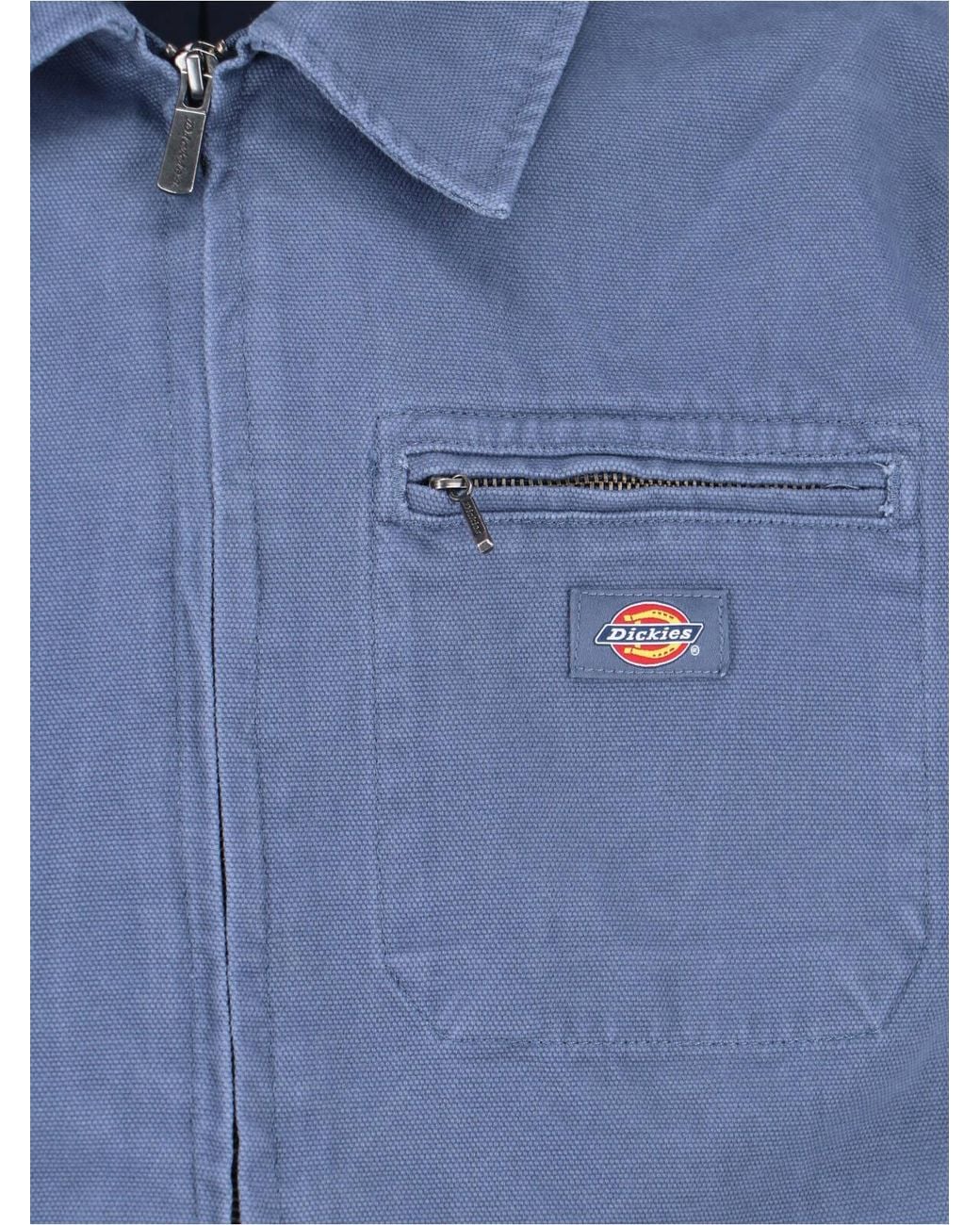 Dickies Blue Jackets Cotton for men