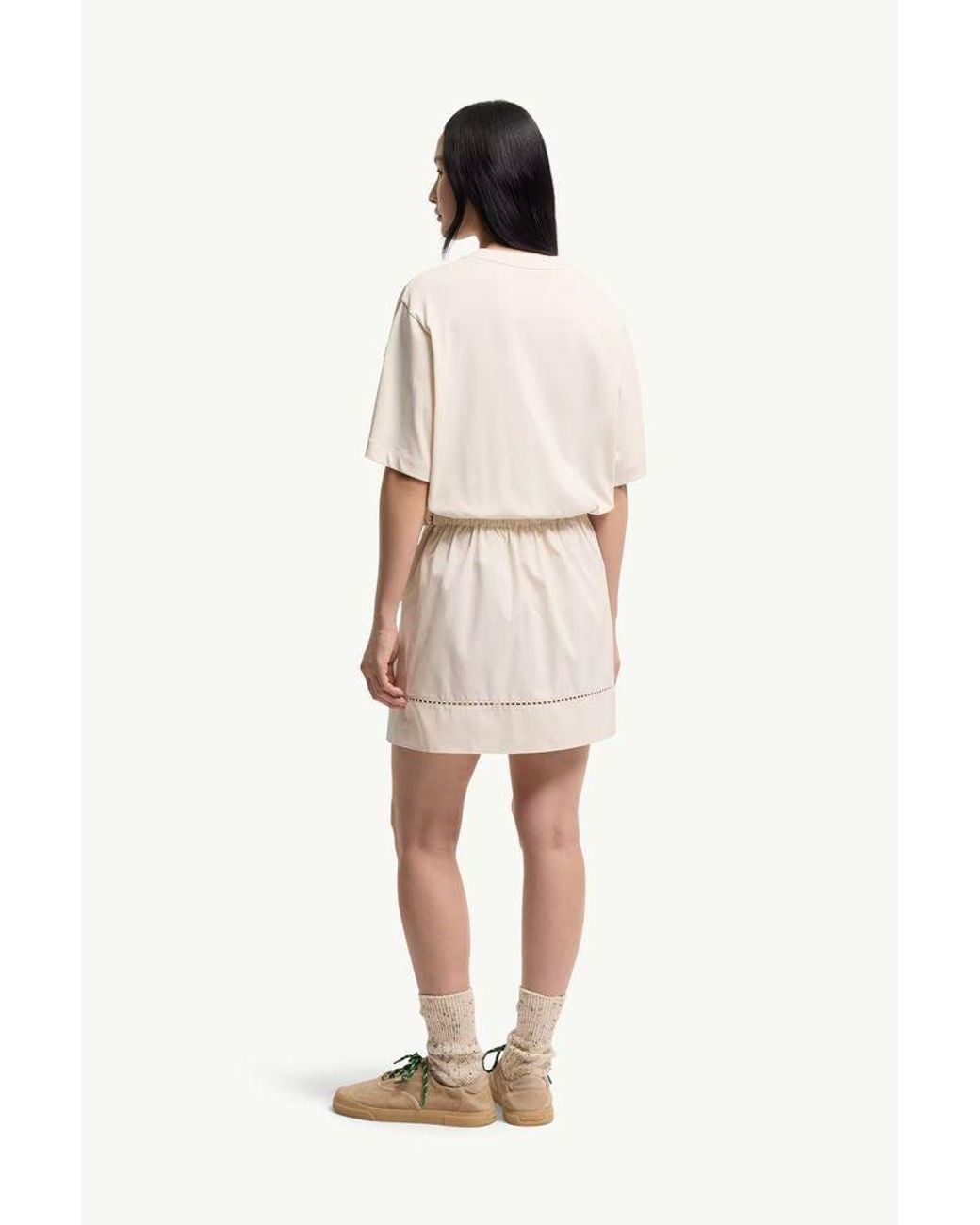 Moncler Natural Moncler E26 Dress — Cream