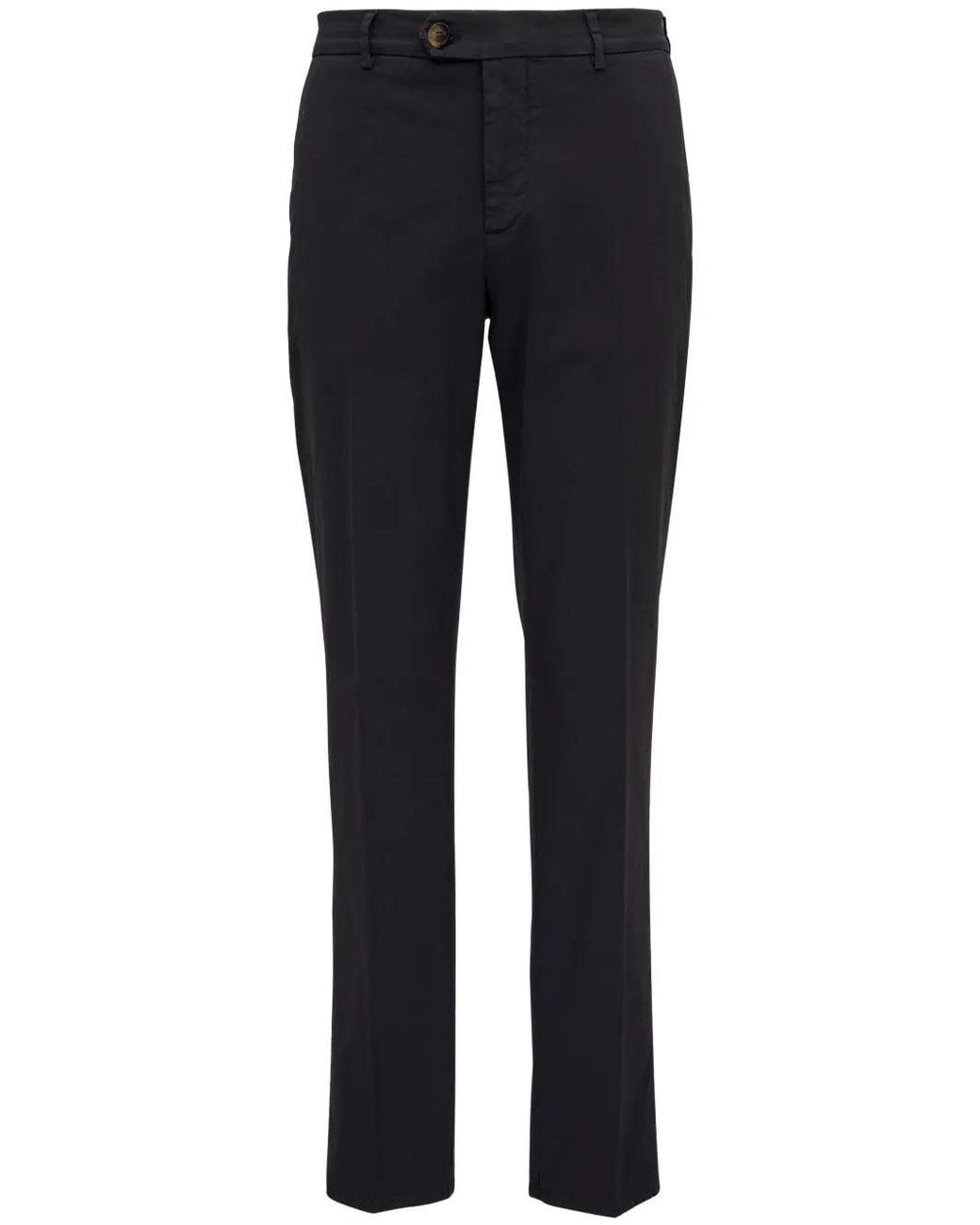 Brunello Cucinelli Blue Dark Tailored Trousers for men