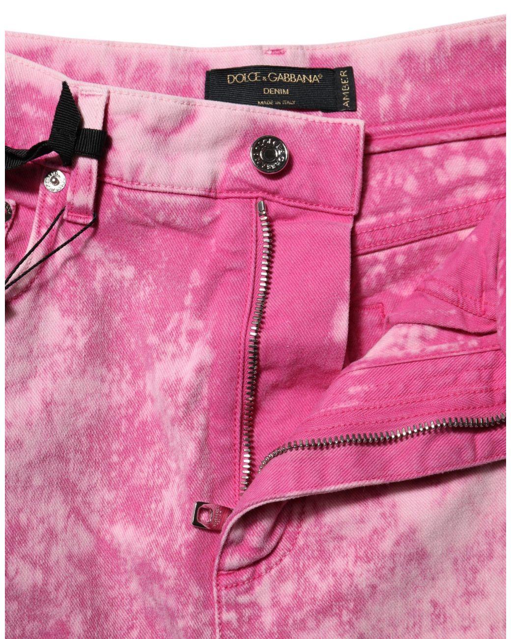 Dolce & Gabbana Pink Wash Jeans