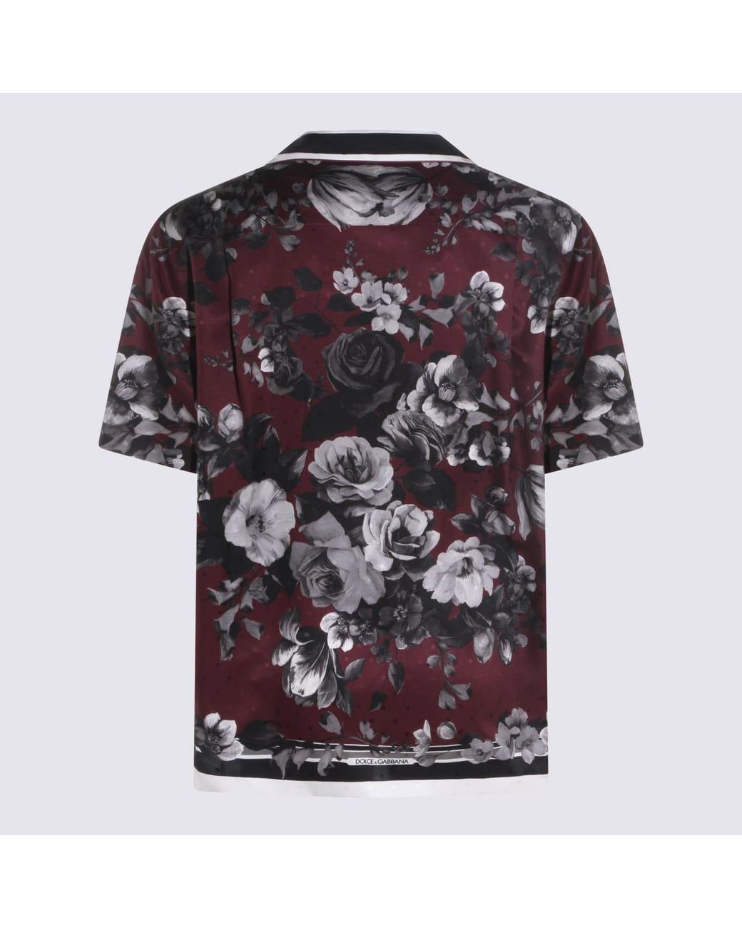 Dolce & Gabbana Multicolor Shirts Seta for men