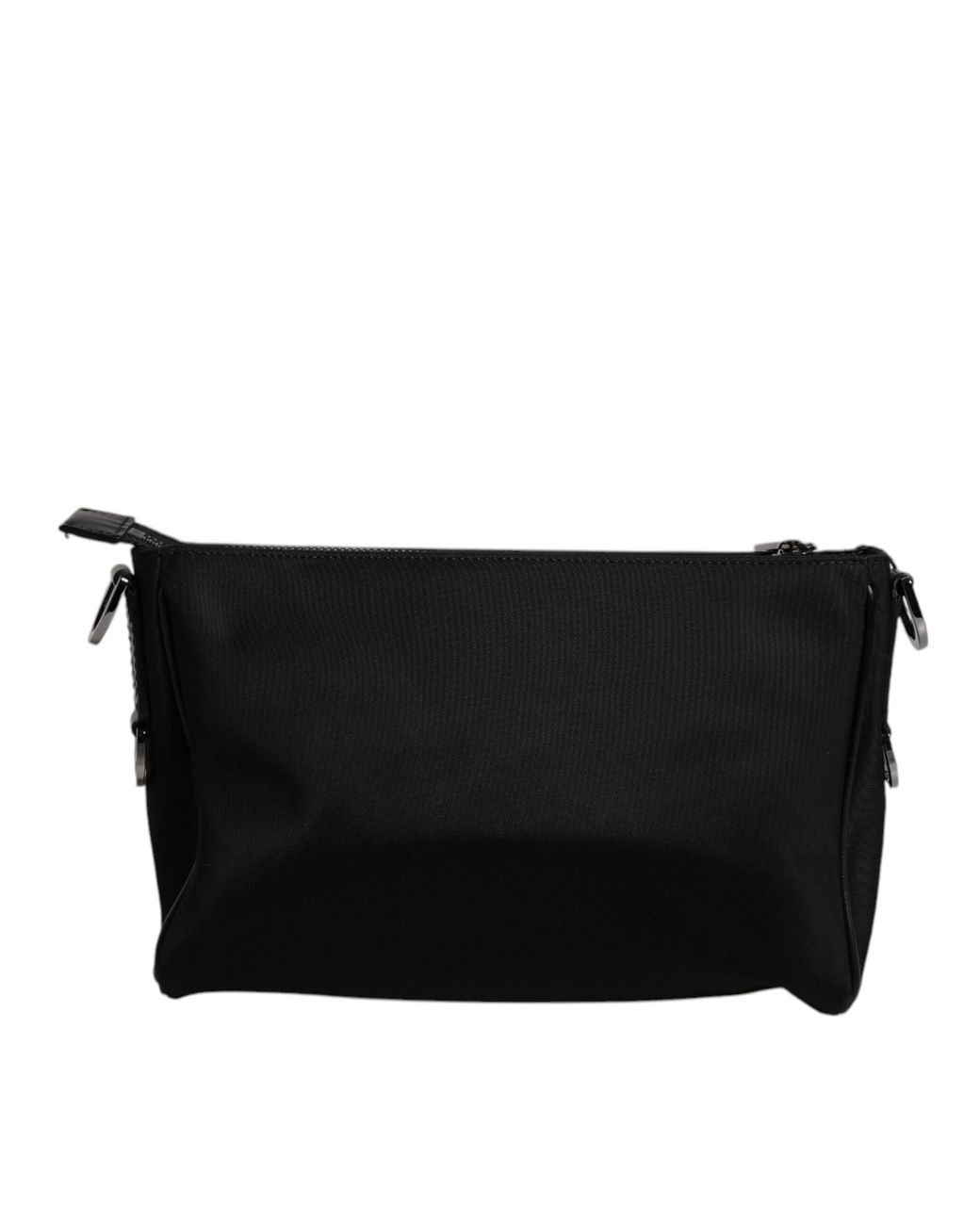 Dolce & Gabbana Black Multicolor Leopard Jacquard Crossbody Bag for men