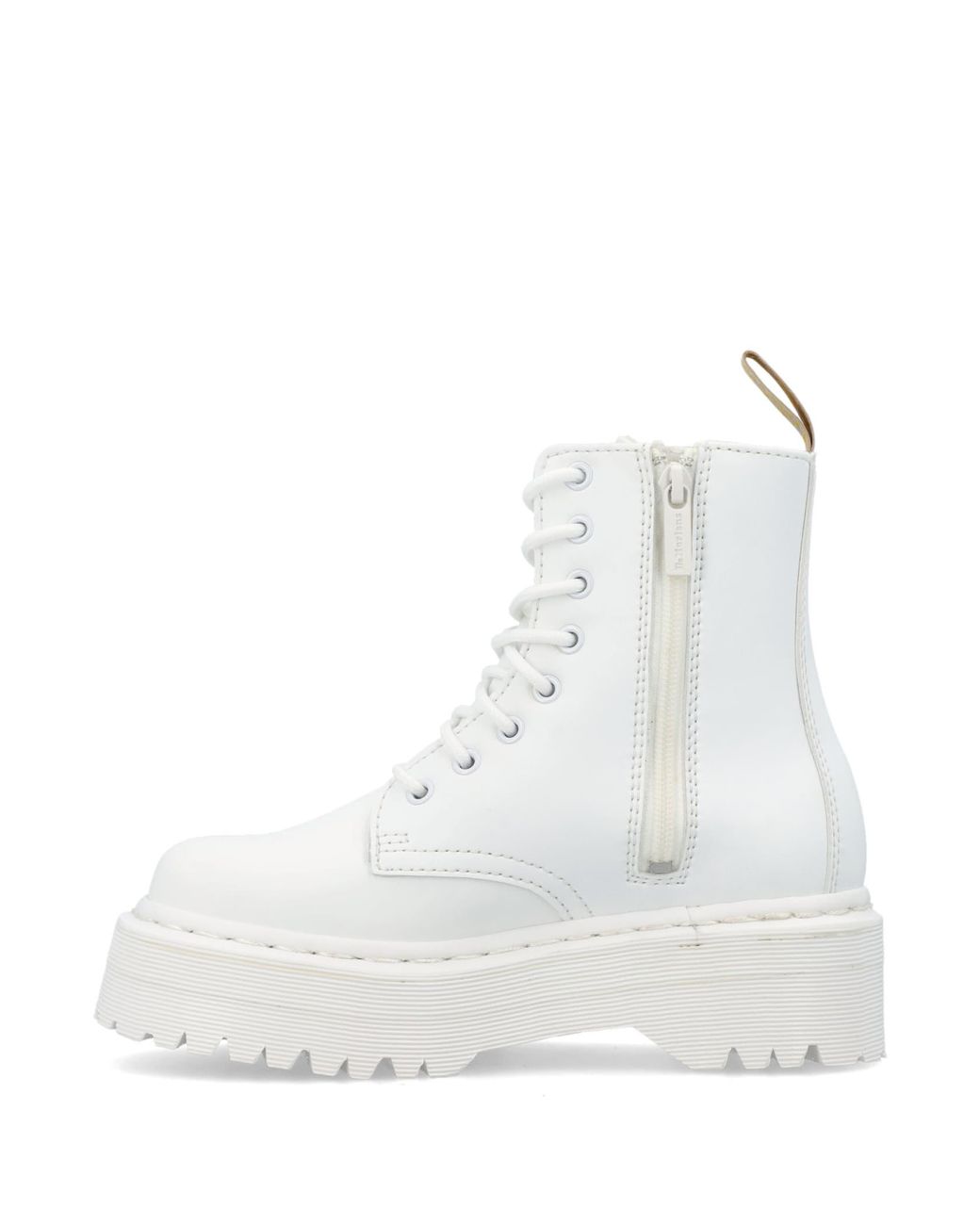 Dr. Martens Vegan Jadon Ii Mono Kemble Platform Boots in White | Lyst