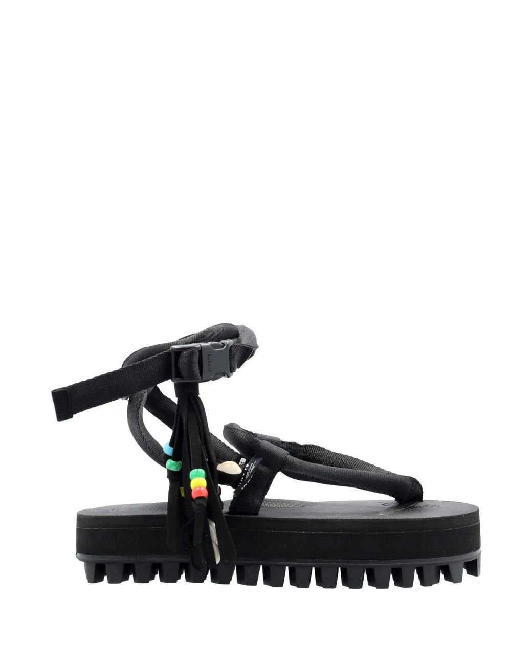 Alanui Rubber Gut Suicoke Sandals in Black - Save 8% | Lyst
