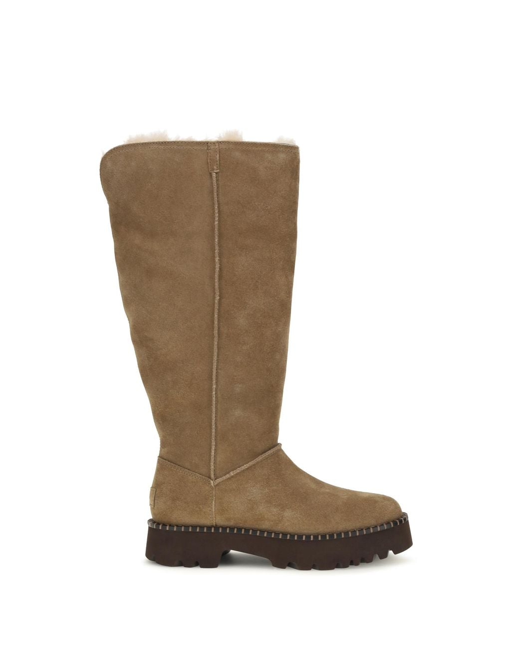 Ugg Brown Uptowner Suede Tall Boots Upper: Suede; Sole: Rubber