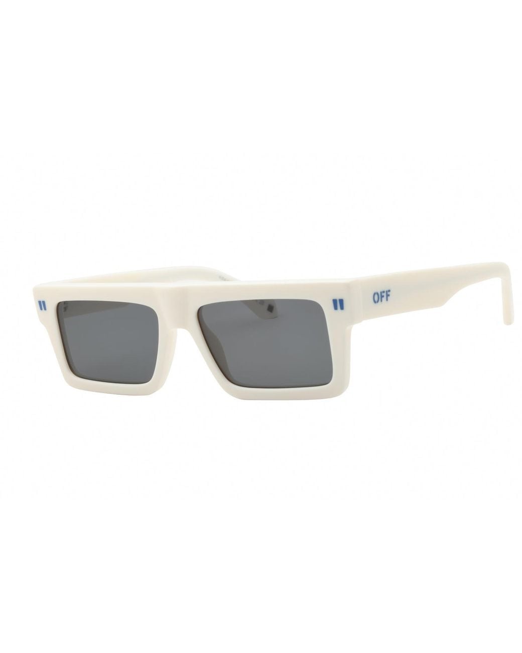 Off-White c/o Virgil Abloh Black Off- Chandler Sunglasses — Cream