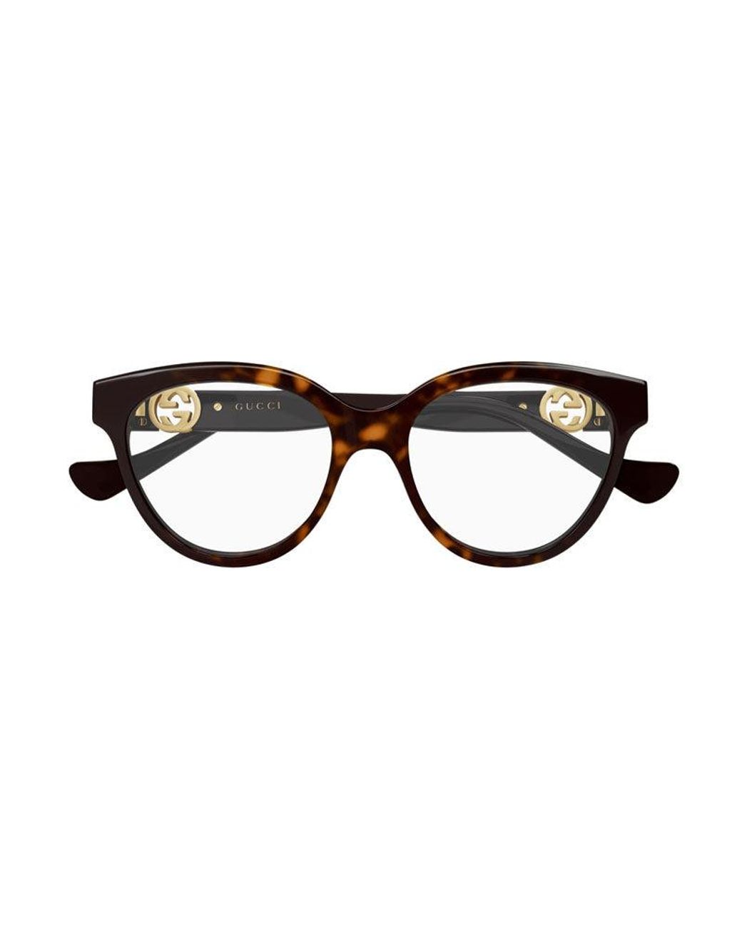 Gucci Brown gg1024o Aviator-framed Acetate Optical Glasses