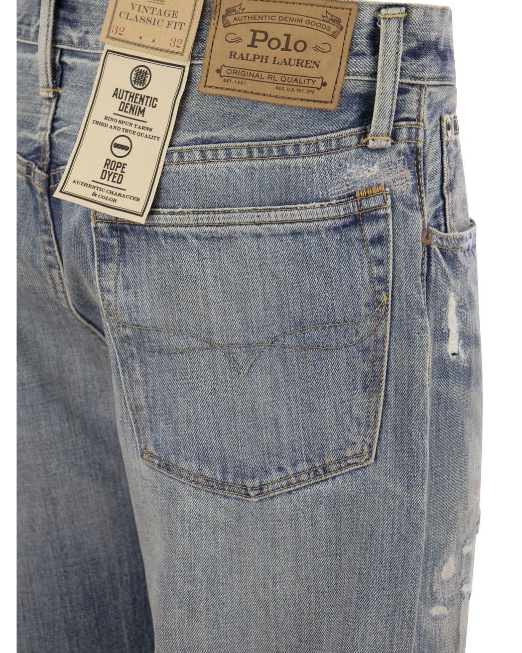 Polo Ralph Lauren Classic-Fit Vintage Jeans in Blue for Men | Lyst