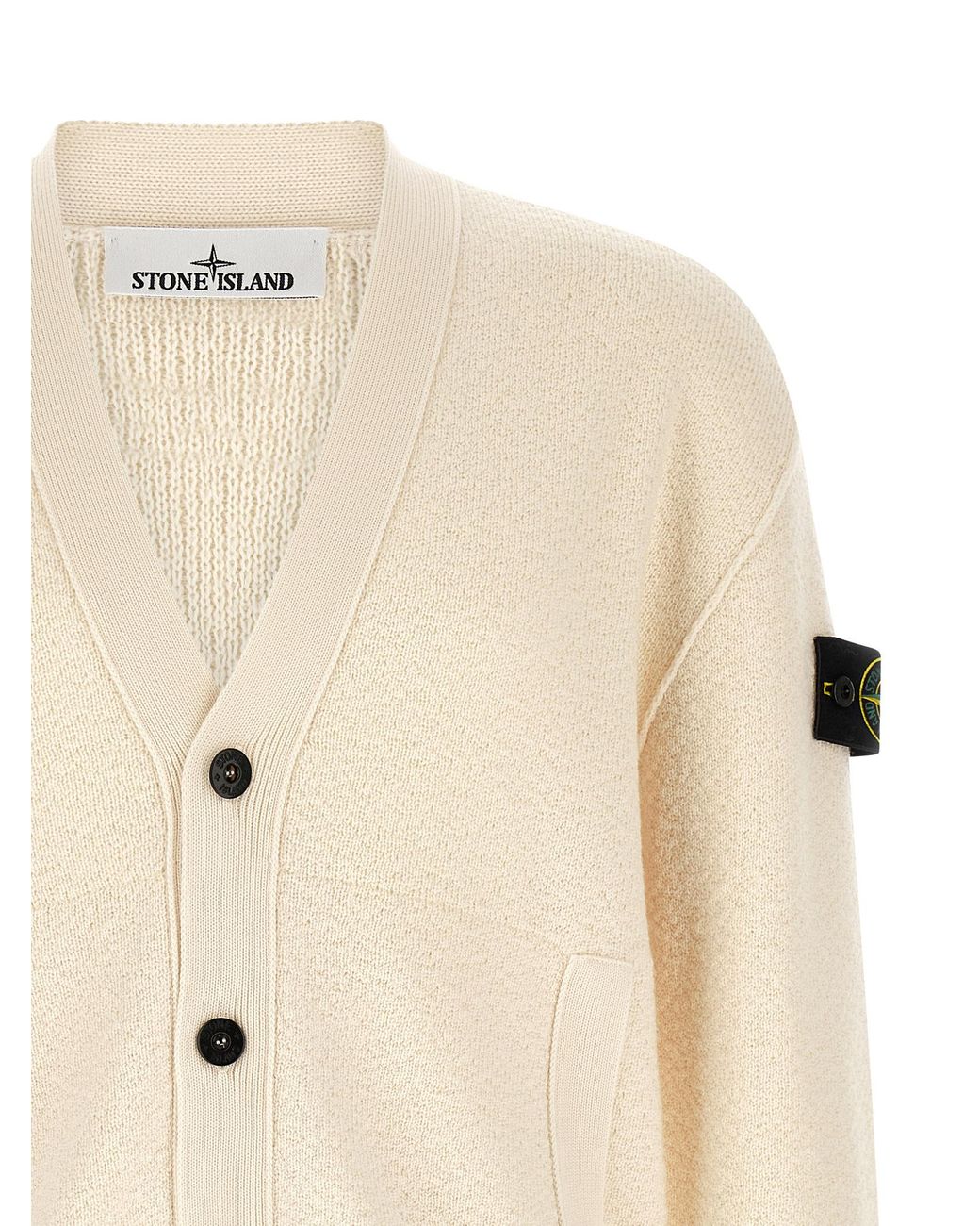 Stone Island Natural '5100010' Cardigan for men