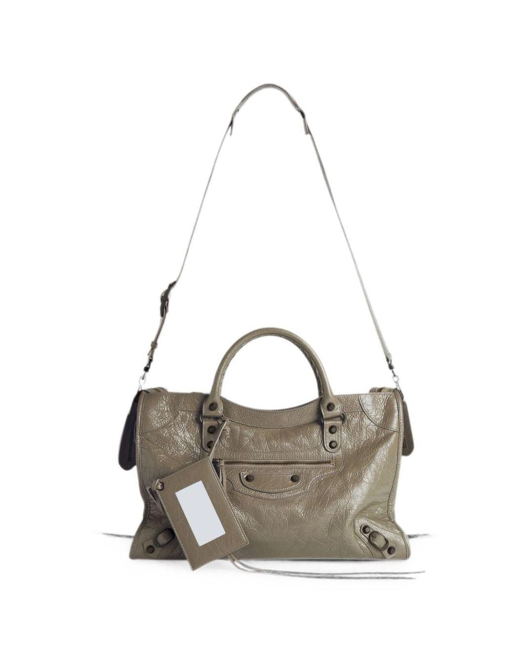 Balenciaga Metallic City Shoulder Bag
