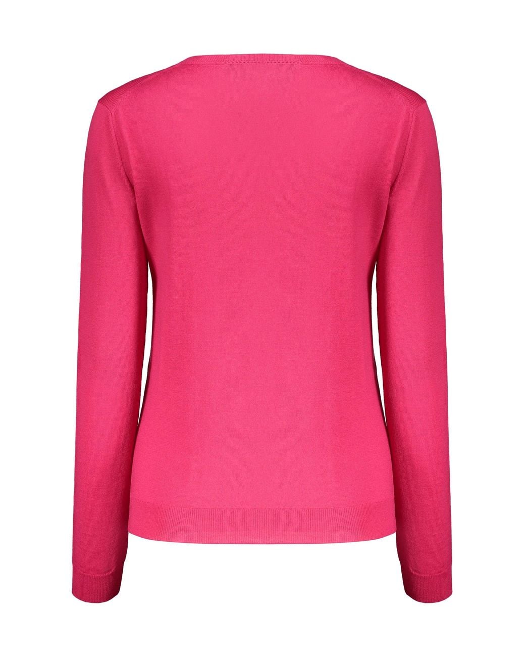 Valentino Pink Wool Crewneck Sweater