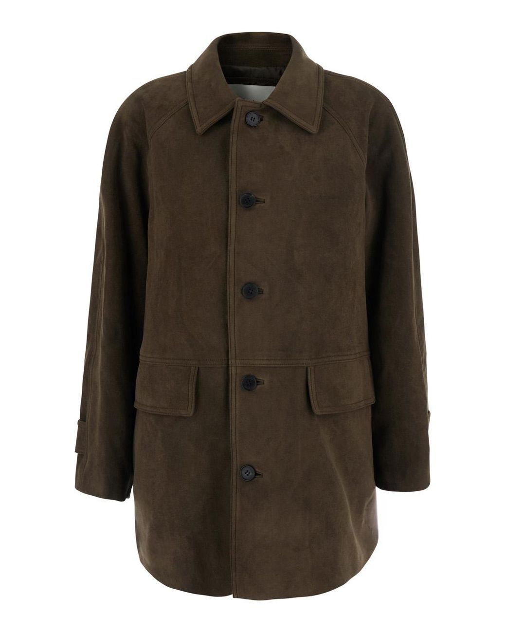 DUNST Green Half Jacket Lily Alter-Suede Polyurethane